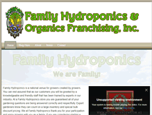Tablet Screenshot of familyhydroponics.com